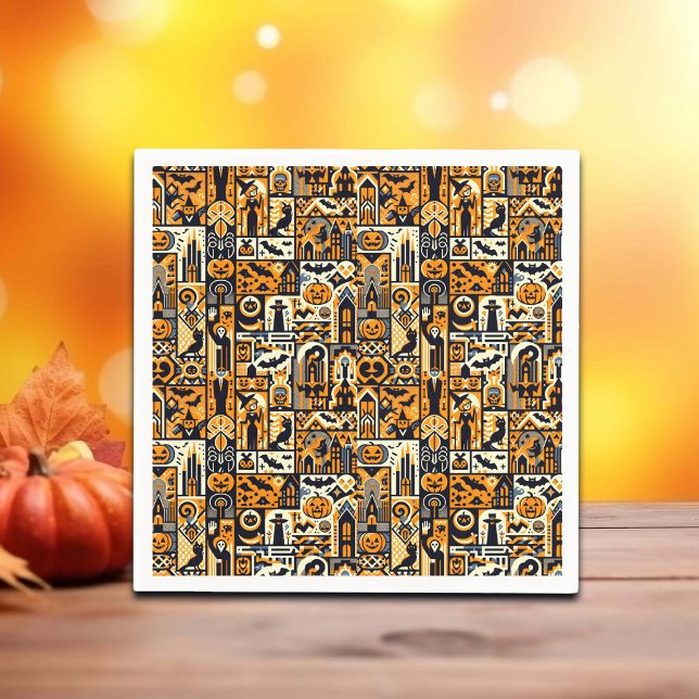 Guardanapo De Papel Caracteres Halloween (Criador carregado)