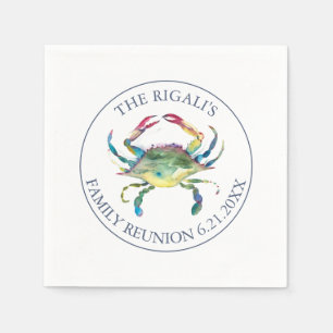 Guardanapo De Papel Caranguejo Azul Coasterente Personalizado
