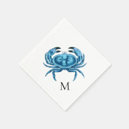 Guardanapo De Papel Caranguejo Azul Personalizado