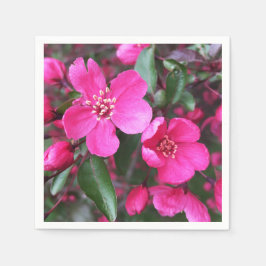 Guardanapo De Papel Caranguejo-Flor Rosa