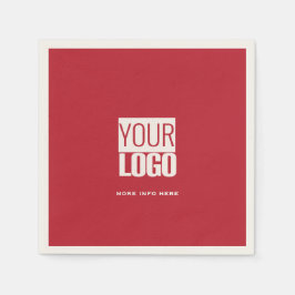 Guardanapo De Papel cardinal red  with your  logo 