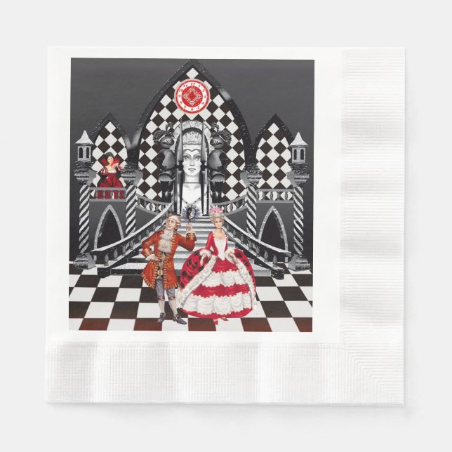 Guardanapo De Papel Carnaval em uma terra mágica (Frente)