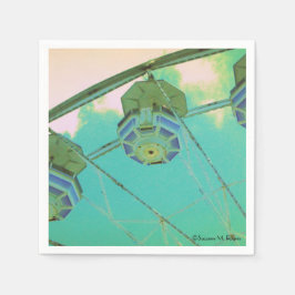 Guardanapo De Papel Carnaval Ferris Wheel - Festa de aniversário Napki