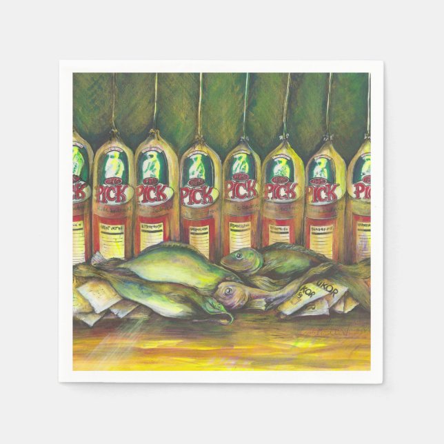 Guardanapo De Papel Carne doce (Frente)