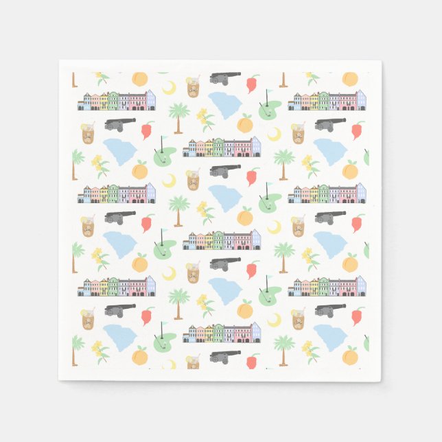 Guardanapo De Papel Carolina do Sul Napkins (Frente)