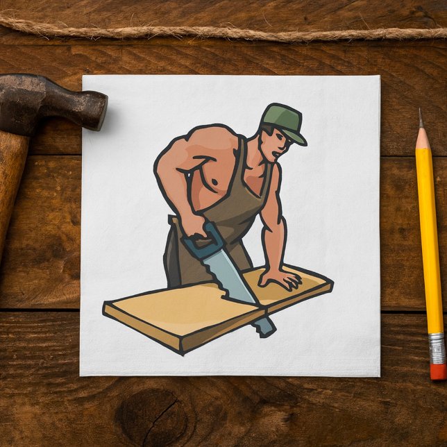 Guardanapo De Papel Carpenter Paper Napkins (Criador carregado)