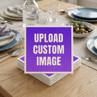 Guardanapo De Papel Carregar imagem personalizada - Adicione a sua par