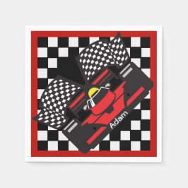 Guardanapo De Papel Carro-Design de-corrida