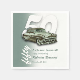 Guardanapo De Papel Carro Verde Clássico Completa 50 Anos