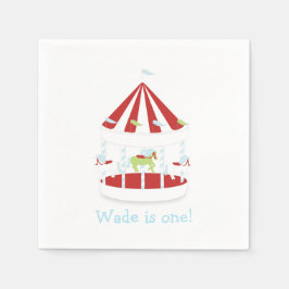 Guardanapo De Papel Carrossel Napkin Personalizado