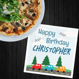 Guardanapo De Papel Cars Kids Boy Birthday