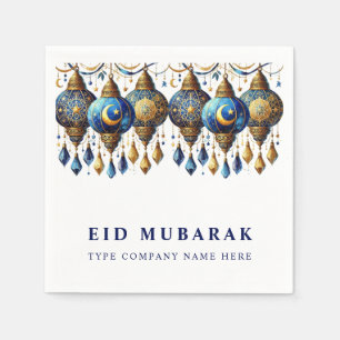 Guardanapo De Papel Cartão postal de férias Eid Mubarak corporativo