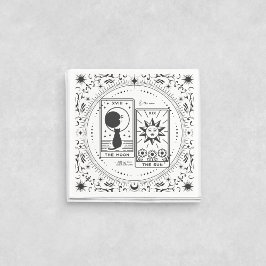 Guardanapo De Papel Cartões de Tarot | CHÁ DE PANELA | Casamento | Emp