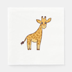 Guardanapo De Papel Cartografia Girafa I Kids I Toddler Giraffe