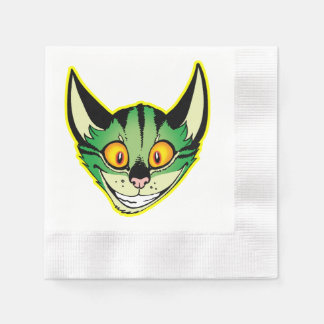 Guardanapo De Papel Cartoon Fluorescente Papel de Gato Nápoles