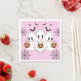 Guardanapo De Papel Cartoon Spooky Cute Kawaii Festa de Halloween Fant