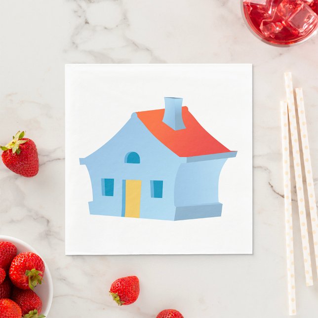 Guardanapo De Papel Casa Azul (Criador carregado)