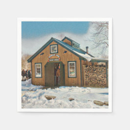 Guardanapo De Papel Casa de Açúcar de Maple Country