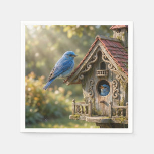 Guardanapo De Papel Casa de pássaros vitoriana com azulejos
