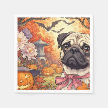 Casa do Cachorro e Halloween, outono, Art Nuovo