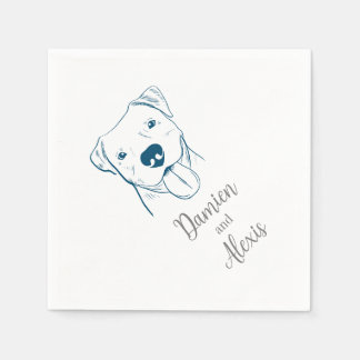 Guardanapo De Papel Casais Nomes Pitbull Casamento Napkins