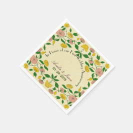 Guardanapo De Papel Casais Personalizados 1rua Aniversário de Casament