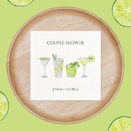 Guardanapo De Papel Casal de coquetel Margarita Chá