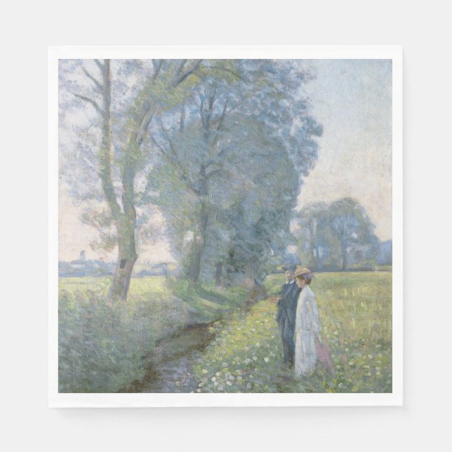 Guardanapo De Papel Casal Noivo (Casamento e Matrimônio) (Noivado) (Frente)