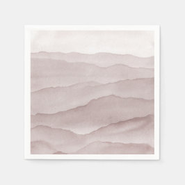 Guardanapo De Papel casamento abstrato poeirento de montanhas rosa