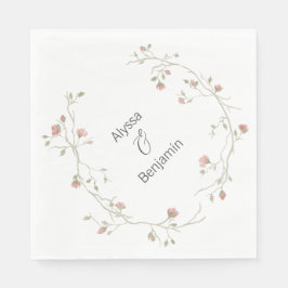 Guardanapo De Papel Casamento Boêmian Personalizado Napkin