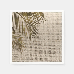 Guardanapo De Papel Casamento Bronze Palma Rustica Burel Bahama Breeze