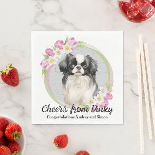 Guardanapo De Papel Casamento Chin Japonês Napkins Com Cães Foto