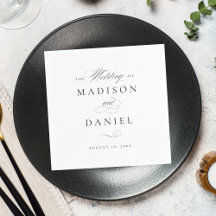 Casamento Clássico de Script Moderno Elegante