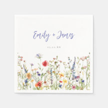 Casamento Colorido de Flores Selvagens