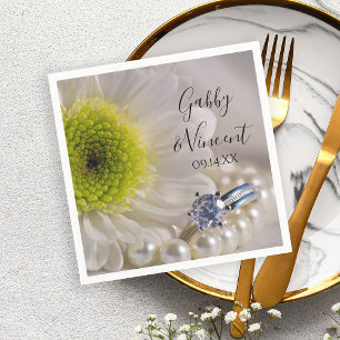 Guardanapo De Papel Casamento com Daisy e Diamond