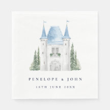 Casamento da Ilustração Romântica do Castelo de Wa