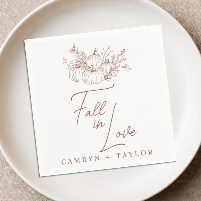 Guardanapo De Papel Casamento de Abóbora (Criador carregado)