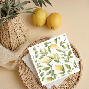 Guardanapo De Papel Casamento de Amalfi no Mediterrâneo com limão amar