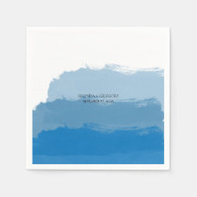 Casamento de Aquarela Azul de Praia