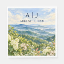 Casamento de Aquarela Personalizado de Verão em Bl