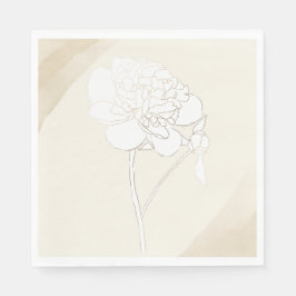 Guardanapo De Papel Casamento de Blossomas Brancos