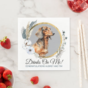 Guardanapo De Papel Casamento De Cachorro Com Napkins Com Cães Foto