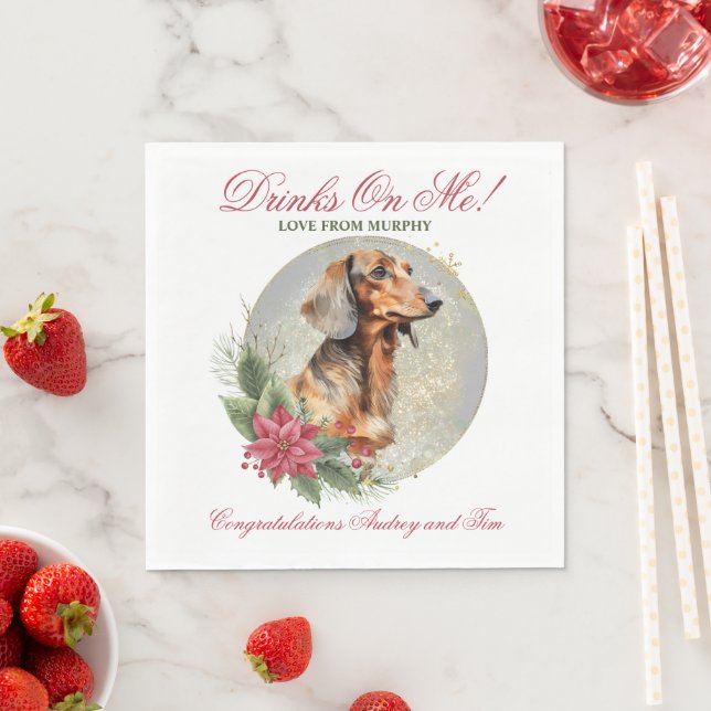 Guardanapo De Papel Casamento De Cachorro Com Napkins Com Cães Foto (Insitu)