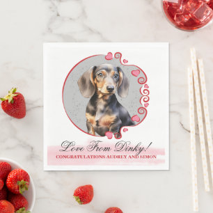 Guardanapo De Papel Casamento De Cachorro Com Napkins Com Cães Foto