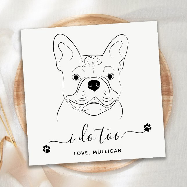 Guardanapo De Papel Casamento De Cachorro Eu Tenho Que Personalizar O  (Criador carregado)