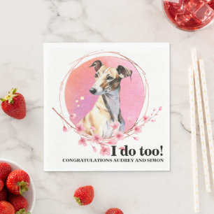 Guardanapo De Papel Casamento De Cachorros De Greyhound Com Napkins Co
