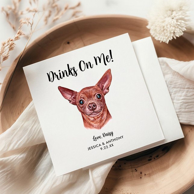 Guardanapo De Papel Casamento de Cachorros Napkins (Criador carregado)