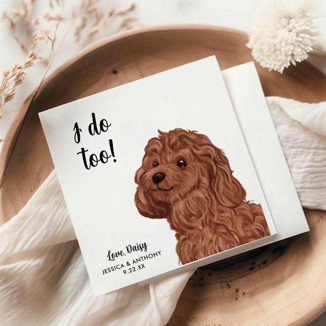 Guardanapo De Papel Casamento de Cachorros Napkins (Criador carregado)