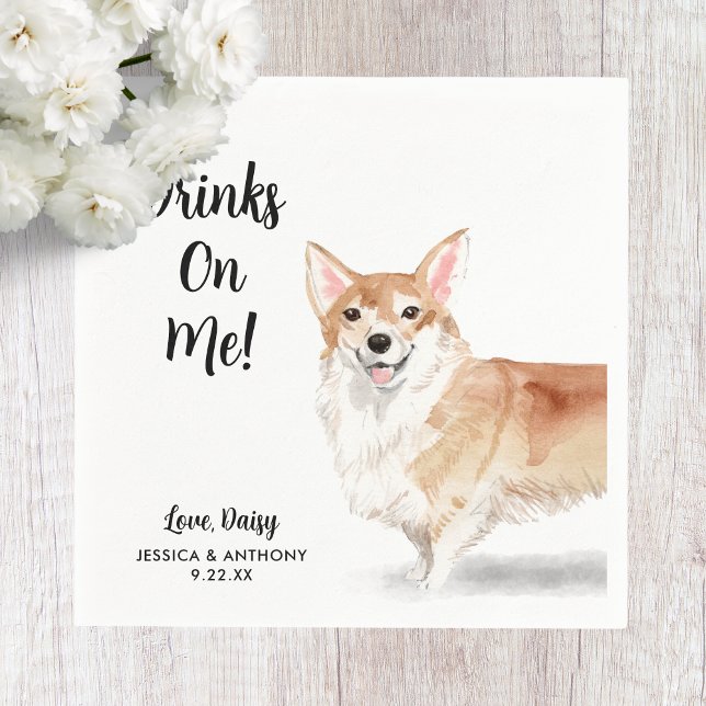 Guardanapo De Papel Casamento de Cachorros Napkins (Criador carregado)