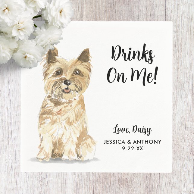 Guardanapo De Papel Casamento de Cachorros Napkins (Criador carregado)